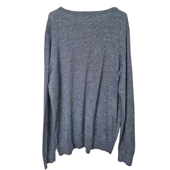 Croft & Barrow Womens Sweater Sz 2XL Blue Heather Cotton Blend  XXL Classic - Picture 2 of 8